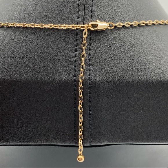 Hand Made Long Green Beaded Stone Tassel Necklace in Gold - Picture 3 of 9